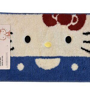 NEW Kawaii Sanrio Hello Kitty Face Rectangular Bath Floor Rug Mat